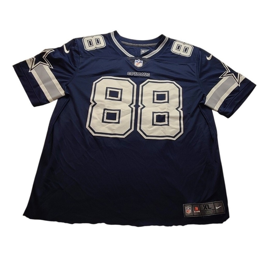 Nike Dallas Cowboys 88 Jersey Men's XL Navy Blue On‎ Field Dri-Fit NFL Football